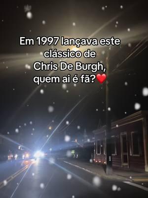 em 1997 lançava este clássico de Chris De Burgh, quem ai é fã?❤️ #Flashback #oldsong  #velhaguarda #anos90 #anos80 #anos70 #musicasromanticas #musicasantigas #letrademusica #traducaodemusica #tipografia #chrisdeburgh #sobeautiful