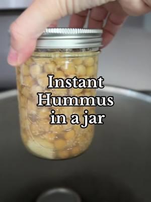 INSTANT hummus in a jar🔥 Lock in that follow for when I show you how I prepare it🫶🏽  Be ready to screen shot the written recipe at the end 😊❤️ . . . #homestead #homemade #canning #canningandpreserving #homecanning #canuary #cantry #urbanhomestead 