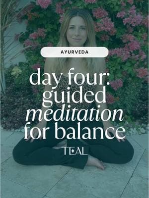 🌸 Find your center with this calming guided meditation for balance … 🌿 Breathe deeply, let go of stress, and reconnect with your inner harmony … ✨ Perfect for grounding your mind and body … Happy healing,  #justteal  . . . #GuidedMeditation #InnerBalance #CalmTheMind #21DayChallenge #Ayurveda 