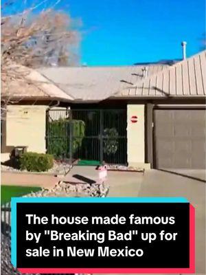 The house made famous by the TV series 'Breaking Bad' is up for sale in Albuquerque, New Mexico, and the homeowners are hoping to make a pretty penny on the recognizable property. The house made famous by the TV series 'Breaking Bad' is up for sale in Albuquerque, New Mexico, and the homeowners are hoping to make a pretty penny on the recognizable property. #breakingbad #albuquerque #newmexico #realestate 