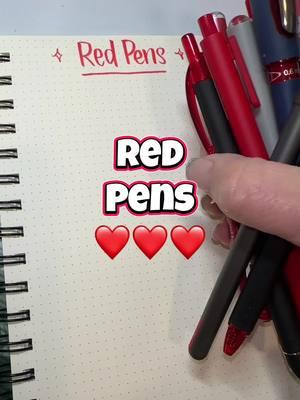 ❤️❤️❤️❤️ReD PeNs❤️❤️❤️❤️ #pilotpen #pentel #uniball #ohto #tul #grabie #kaco #pens #gelpens #stationery 