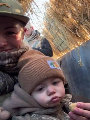 Those blind snacks hit different. Can’t tell me she isn’t gunna be funny #babygirl #arkansas #duckhunting #ducks #ducksoftiktok #snackbreak 