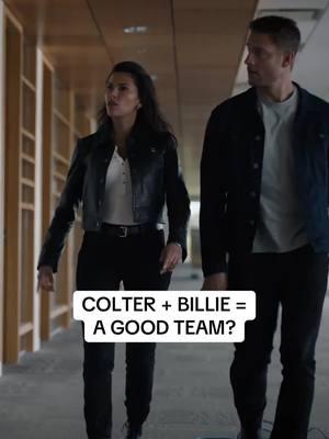 Who needs more Colter and Billie moments? 🙋 #justinhartley #tracker #sofiapernas #tv #drama #thriller #talent 