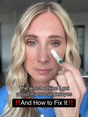 ‼️Did you know that one of the biggest makeup complaints from women as they age is makeup creasing under their eyes?  💄I’m here to help you adjust your eye makeup application to fit your changing, more mature undereyes…keep reading and SAVE THIS📚 Here are the common reasons for makeup creasing under the eyes👇🏼👇🏼 1. Applying too light of a shade and adding more product to get coverage 2. Using too thick of a concealer formula 3. Applying powder all under the eye 4. Using the wrong brush to blend out the undereye So how do you get the perfect undereye coverage? SAVE THESE TIPS FOR LATER👇🏼 1. Start with a color corrector if you have discoloration under the eye. Pick a color opposite the color wheel to correct the tones you see ( P. S. I can help)! 2. Apply a concealer shade 1 shades lighter than your natural skin tone in the inner corner and outer corner of the eye. This is not to add coverage, but instead brightens for a more awake look 3. Use the concealer to brighten in areas that hollow or dull as we age. This will lift and brighten.  3. Use a small dense brush and push the product into the skin. You can go directly under the eye with whatever is left on the brush. I am using the @thebkbeauty concealer brush to blend  Hopefully these tips will make a BIG difference!! FOLLOW AND TAP THE 🩷if this was helpful!! I teach simple makeup tips for mature skin girls🙌🏻 Want to try the cream makeup palette I use? I do free colormatches. Comment MATCH and I can help🫶🏻 Comment SHOP for the products I used in this video 👇🏼👇🏼 #undereye #undereyebags #finelinesandwrinkles #concealertutorial #over40makeup #womenover40 #womenover50 #olderwomen #thisis43 #40something #40andfabulous #makeupformatureskin #maturemakeup #maturebeauty #over50 #undereyes #undereyeconcealer