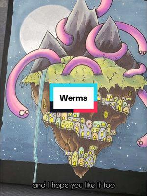 Weeeeerms! #art #worms #sillyart #artist #artwork #fantasyart #weirdart #darkart