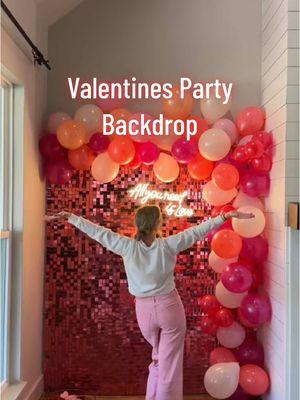 In honor of Valentines Day coming up! This was my photo backdrop setup from two years ago! (I have since learned how to actually do balloon arches) 🤪 #ValentinesDay #valentinesphotoshoot #valentinesparty #galentinesday #momsoftexas #backdropsetup 