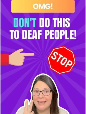 [🤩 Sign up to my new Emergency ASL Workshop! Keep reading for more details 👇] Let's chat about some common communication faux pas when interacting with Deaf individuals. I’ve noticed a couple of things that, while often unintentional, can be really disrespectful and create a barrier. So, I wanted to share a quick reminder. First things first: please, please, _please_ don't turn away mid-conversation. Whether we're signing or communicating orally, breaking eye contact sends the message that you're not interested or paying attention. It's confusing and, honestly, kinda hurtful. If something catches your eye, just let the person know before you look away. It’s a simple courtesy that makes a huge difference. And second, this is a big one: never, ever physically restrain a Deaf person. I know in emergency situations, people sometimes think it's helpful to hold someone's hand or even grab their chin to get their attention, but this is absolutely not okay. They need their hands to communicate! Grabbing someone’s chin is incredibly rude, and restraining someone in any way is just unacceptable. You wouldn't put your hand over someone's mouth, so please don't restrain a Deaf person's body. I'm so passionate about making communication accessible for everyone, especially in critical moments. That's why I'm thrilled to announce my brand-new emergency ASL workshop! It’s 90 minutes of straight-to-the-point content – no prior ASL experience needed! It's on-demand, so you can learn at your own pace, anytime, anywhere. And the best part? It's priced at about the cost of lunch out! Spots are limited, so head to the link in my bio to sign up today and be prepared for any situation. #emergencyassistance #emergencypreparedness #learnsignlanguage #AmericanSignLanguage #SignLanguage #ASL #EmergencyASL #ASLforEmergencies #deafawareness #signlanguagelearning #communicationskills #communicationtips #accessibility #nonverbalcommunication 