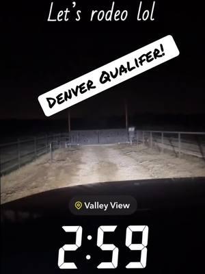 Come to the Denver Qualifier with us! #adiospantalones #redhotrunninghorses #rodeoroad #ranchdressn #goalcrusher #behindthescenes 