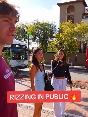 RIZZING IN PUBLIC 💞🙈 #coldapproach #rizz #confidence #comedy #funny #viral #fyp 