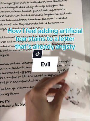 Pure evil  #sincerelytheirs #lettersfromfictionalcharacters  #SmallBusiness #comfortcharacters #oneshot #fanfiction #BookTok  #ao3fanfic #lettersfromcomfortcharacters #fantasy #fanfiction #wattpad #characterrp #characterai #fangirl #fanboy #hurtnocomfort 