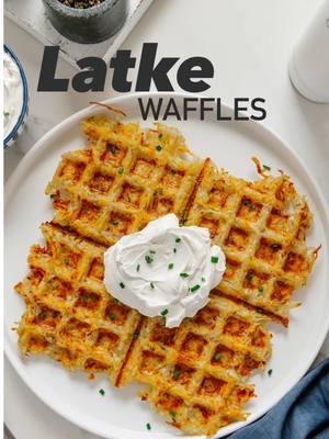 Latkes… but make them waffles! 🥔🧇 These Crispy Potato Latke Waffles are the ultimate Hanukkah upgrade (or perfect any time of year, let’s be real). They’re golden, crispy, and SO easy to make—no flipping required! Plus, using a waffle iron means WAY less oil than traditional pan-frying, but you still get that perfect crispy texture in every bite. This vegan and gluten-free recipe includes both sweet and savory versions! For the sweet version, I use white sweet potatoes (but orange sweet potatoes work, too!). Top them with applesauce and cinnamon for a cozy twist, or keep it classic with my classic savory recipe and toppings like vegan sour cream. Head to the blog for the full recipe and tips to get these waffles extra crispy! Recipe: https://www.eatingbyelaine.com/crispy-potato-latke-waffles/ and don’t forget to save this Reel or share it with a friend who loves latkes! #LatkeWaffles #HanukkahRecipes #VeganAndGlutenFree #EasyRecipes #latke