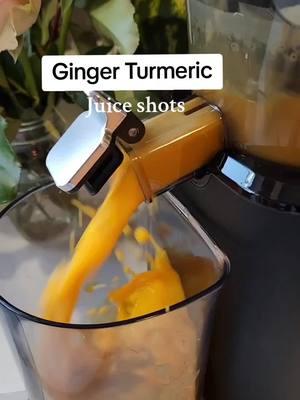 If you don't have fresh turmeric, you can you 1 teaspoon of powdered for these turmeric ginger shots 🧡 #creatorsearchinsights #freshjuicerecipes #juicing #gingershot #turmeric #juiceshots #turmericginger #juicerecipe #juice 