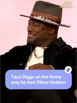 @Taye Diggs and Oliver Hudson go way back. #tayediggs #drewbarrymore #oliverhudson #valeriebertinelli 