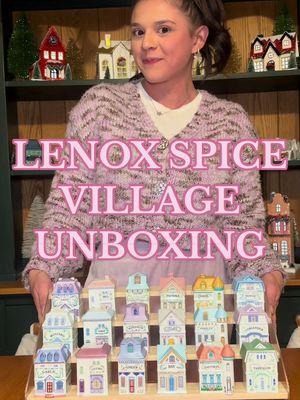 I am OBSESSED this is my dream come true!!!!🏠✨💗💐 #lenoxspicevillage #lenox #spicevillage #unboxing #cottagecore #coquette 