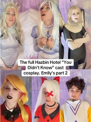 Another part of pulling the entire cast from Hazbin Hotel in cosplay form for You Didn’t Know song. I need to release the full versions. In promise when I make the halos for Emily and sera I’ll do more to the makeup work   #hazbinhotel #lutecosplay #hazbinhotelcosplay #cosplayer #hazbinhotelcharlie #hazbinhotelvaggie #hazbinhotelemily #hazbinhotelsera #hazbinhoteladam #youdidntknow #hellisforever