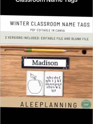 Editable Classroom Name Tags Canva#onthisday #editable#classroom #nametag #teachersoftiktok #teacherlife #classroomdecor #tpt #classroomsetup #classroomideas #canvatemplates 