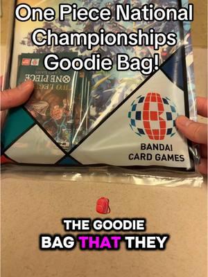 What’s Inside the One Piece National Championships CS2024-2025 Goodie Bag?! #onepiece #onepiecetcg #onepiececards 