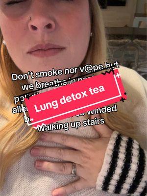 Start the new year taking care of your lungs #lungdetox #newyearnewme #detoxtea #betterbrand #betterlungs 