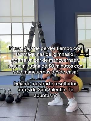 No lo pospongas mas! Comienza ya en el 🖇️de mi bi0 #gym #fitness #mancuernas #hiit #funcional #pilates #motivacion #rutinaencasa #ejerciciosencasa #entrenamientoencasa 