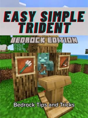 #onthisday Minecraft 1.21 Easy Simple Trident Farm Tutorial for Bedrock Edition #Minecraft #icecoffey #mcpe #gaming #bedrock 