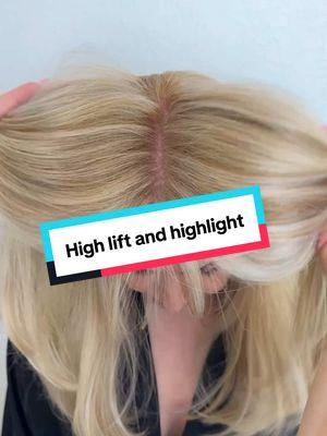 When and how to use a high lift color to achieve the maximum lift. #highlights #highlift #classichighlights 