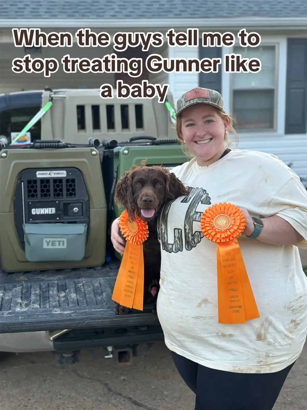 Still the best Boykin and dog you’ll ever meet. I love hunting with him and getting his cuddles.  #duckhunting #duckseason #girlshunttoo #tennessee #realhuntingboykinspaniels #muddywaterkennels #duckdog #muddywatergunner #gunnerkennels #akcdog #boykinspaniel #boykinspanielsociety 