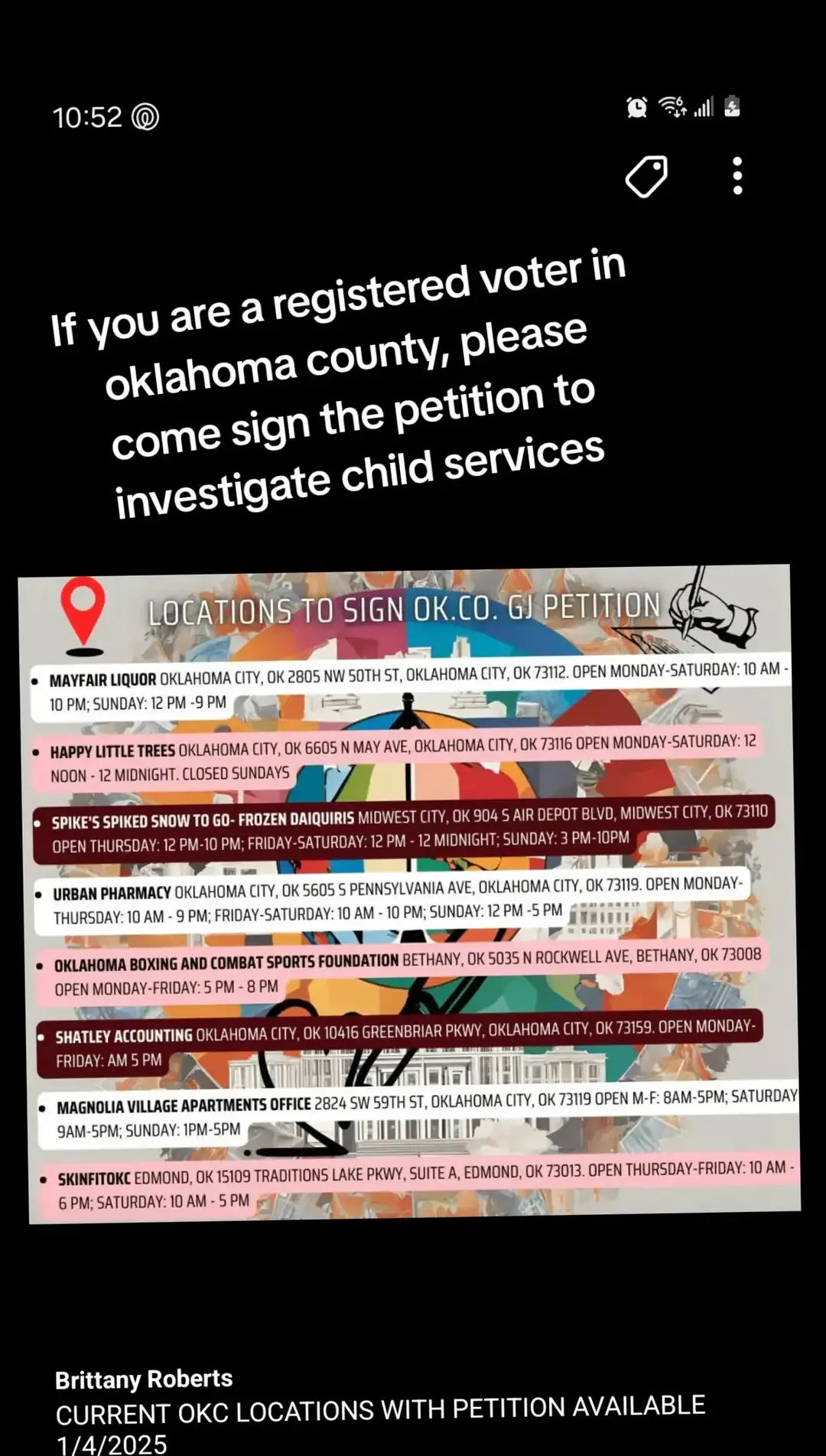 #oklahomacity #oklahomacounty #okdhssellschildren #oklahoma #midwestcityok #oklahomavoters 