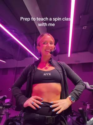 Prep to teach a spin class with me! #spininstructor #indoorcycling #scottsdalearizona #spinclass #nyxcycle 