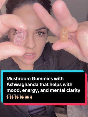 If you struggle with focus, mental clarity, energy, or mood…….you seriously have to try these Mushroom Gummies with Ashwaghanda too !!!! #mushroomgummies #supplementformentalclarity #organicsupplements #ashwagandha 