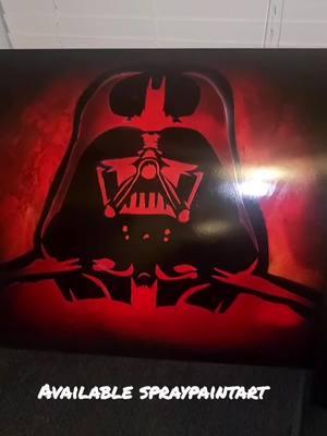 Spray paintings available 👌 #sithlord #darthvader #starwars #artwork #spraypaintartist #vikingtok 