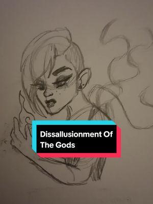 DISCLAIMER WHAT I EXPERIENCED IS NOT WHAT EVERYONE EXPERIENCES WITH THE DEVINE. I AM ONLY SHARING MY EXPERIENCES THROUGH MY ART WORK.  Something that I don't talk often about is my practice as a magician and my experiences with the gods. Occultism has made waves on the Internet and I witness many practicioners singing the gods praises. Very few come out and relay their negative experiences. I grew up in a religious cult. When I first met Divine beings they seemed so much better than the god I had been taught was the one true God. But over the years many of the gods from every pantheon are just as malicious and abusive as humans can be. They can and will lie to you. They will manipulate you, turn your life upside down, and even try to take your loved ones away from you. In my experience it is foolish to believe that they are incapable of such things. That is how I got hurt and I hope others will be wiser than I was... #foryoupage #fypツ #godesses #gods #percyjackson #pagan #witch #magician #practicioner 