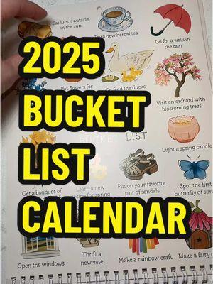 Make 2025 meaningful with this Bucket List Calendar, filled with seasonal activities to inspire joy and adventure every month. Perfect for decorating your home while helping you embrace each season with memorable experiences. #ttslevelup #creatorboostcamp #giftguide #tiktokshopholidayhaul #treasurefinds #toptierdecember #ttsdelight #ttsbeautybesties #tastemakerslaunch #ttstakeover #trendyhairstyle #livehealthywithtts #elevateyourhome #newyearnewaura #mademyyear #mysupermoments #tiktokshopcreatorpicks #tiktokshopyearendsale #finishstrong #ttsdelightnow #tiktokshopjumpstartsale #fashionlookbook #bucketlistcalendar #seasonalinspo #homeorganization #yearlygoals #funactivities #calendarinspo #newyearnewgoals #wallartideas #dailyinspiration #seasonaljoy 