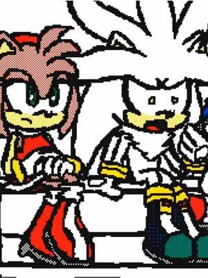 Real #sonicthehedgehog #bones #silverthehedgehog #amyrose #flipnotestudio #flipnote3d 