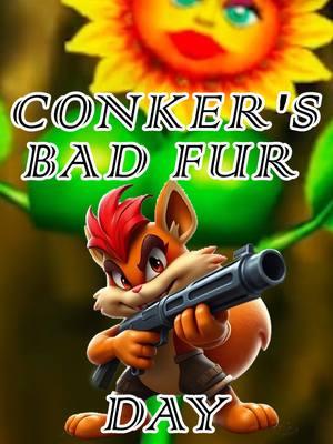 Classic FIRST TRY moment playing Conker's Bad Fur Day the other night... #conkersbadfurday #conker #firsttry #gaming #fyp #tacosarelife🌮 #squirrel