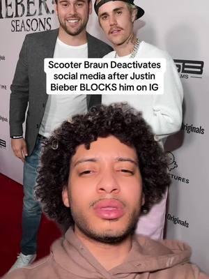 #scooterbraun #deactivates #instagram #justinbieber #unfollow #haileybieber #taylorswift #manager 