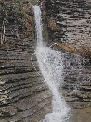 Intersection Falls in the Richland Creek Wilderness Area, Arkansas #❤️ #richlandcreek #waterfall #Outdoors #intersection #falls #gooutside #hike #nature #happiness 