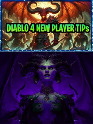 Diablo 4,  New player tips 2025 Suggestions for New players tips, progression, Before Season 7. #diablo4 #diabloiv #diablopartner