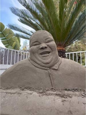 Making @Dave Blunts out of sand and water #sand#sandcastle#sandsculpture#beach#trending#viral#fyp#discover#rap#rapper#daveblunt