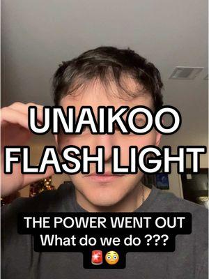 this has got to be the strongest flashlight i’ve ever owned. 😳 #unaikoo #flash #light #flashlight #lights #flashlights #strong #strongflashlight #foryou #TikTokShop #tiktokshopfinds #tiktokshopmademebuyit #tiktokshopholidaydeals #fypシ 