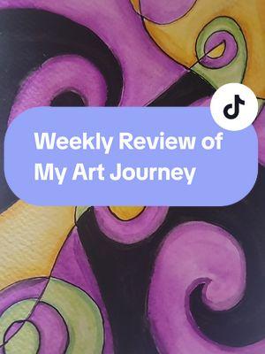 #weeklyreview #artjourney #watercolorpainting #HealingJourney #dailymeditation #arttok #peace #fyp #viral 