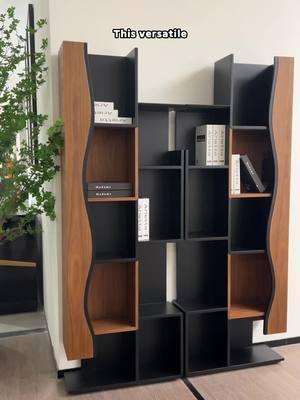 This versatile, adjustable bookshelf lets your creativity shine! Unlike traditional wall-to-wall bookcases, it adds a dynamic and stylish touch to your space! #furniture #furniturefactory #italianfurniture #mansion #bookshelf 