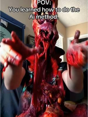 How to learn the ai method edits. #freshdesigntv #relatable #freshdesignhd #horrortiktok #aimethod #ai #goremakeup #artificialintelligence 