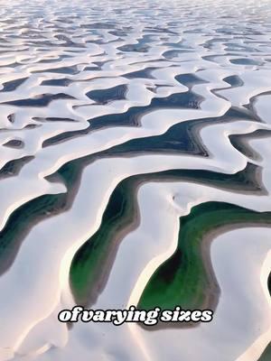 The most bizarre deserts in the world!#us #knowledge #desert #lencoismaranhenses 