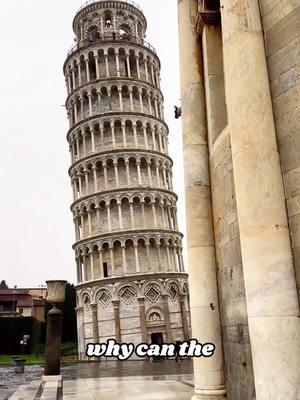 Why doesn’t the leaning tower of pisa fall down?#us #knowledge #leaningtowerofpisa 