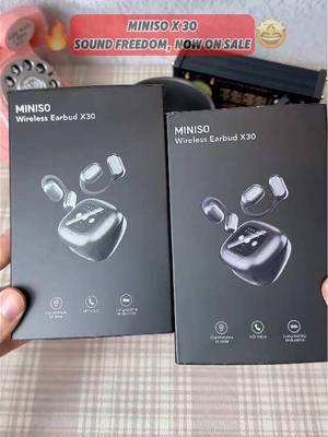 Looking for a pair of headphones with good sound quality and comfortable wearing? 🔥🔥This MINISO X30 can satisfy you and relieve the pressure on your ears!💯😎 #minisox30 #earbuds #earbudswireless #headphonechallenge #headphones #bestheadphones #tiktokshopholidayhaul #shopvideocarnival #amazingsound 