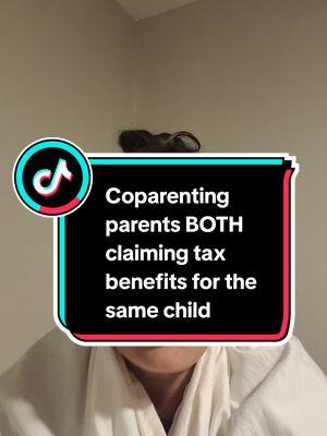 Replying to @coreyhulas When coparenting, both parents can claim tax benefits for the same child if the custodial parent signs a release of exemption #childcaretaxcredit #credit #childcare #taxtipsandtricks #dependents #taxbenefits #taxrefund #taxreturn #taxes #taxcredits #taxdeductions #taxforms #taxloopholes #tax #taxsaving #taxsavingstips #irs #1040 #filingstatus #taxtime 