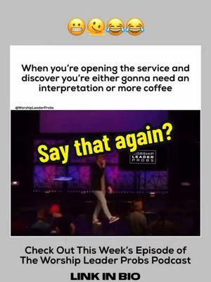 It happens 😆😂😂 Ever happened to you?  Check the link in our bio for all kinds of resources and goodness!  #churchtiktok #christiantiktok #worshipleaderprobs #worshipleader #worshipteam #worshipmusic #churchmusic 