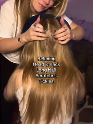 Hit that save button for future relaxation 😌 #onthisday #asmr #massage #backscratch #backtickles  #headscratches #headmassage #longnails #longhair #asmrvideo #satisfyingvideo #relaxingvideos #headscratches #visualasmr #hairasmr #relajante #cabello #pelo #asmrsounds #notalkingasmr #asmrsounds #hairplay #asmrmassage #sleep #asmrhair #relaxingsounds #longhair #rapunzel #asmrspa #asmrlive  #hairwashing #asmrtingles #hairbrushing #hairbrushasmr #livereplay #sleep #sleepvideo #fallasleep #satisfying #tingles 