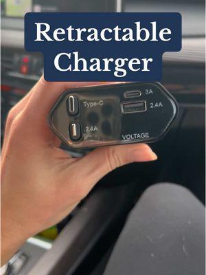 My favorite part of this was him  getting all upset like “well why are you taking it now we’re about to be in the car for 2 hours.. I’m DEFINITELY gonna need it today… you’re going to need it today too! What are you telling me you’re not gonna charge your phone all day?” He was so concerned 😂 #phonecharger #retractablecharger #caraccessories #ttshopfinds #husbandandwife #fyp 