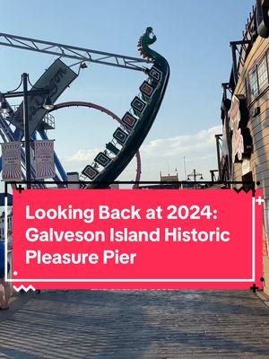 Looking Back at 2024: Galveston Island Historic Pleasure Pier Wish more things would have been open in the middle of summer 🙁  #galveston #texas #galvestonisland #galvestonpleasurepier #rollercoaster #coastercuzzies